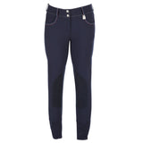 Huntley Equestrian Navy with Red, White, and Blue Seam Riding Pants