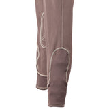 Huntley Equestrian Brown Riding Pant With Tan Welt Pockets