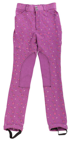 Daisy Clipper Children's Purple Riding pants