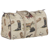 Huntley Equestrian Tapestry Duffle Bag