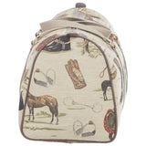 Huntley Equestrian Tapestry Duffle Bag