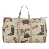 Huntley Equestrian Tapestry Duffle Bag