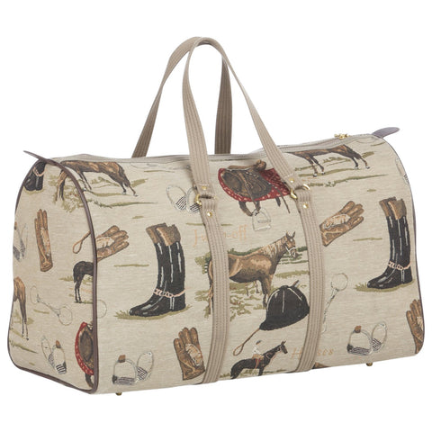 Huntley Equestrian Tapestry Duffle Bag