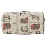 Huntley Equestrian Tapestry Duffle Bag