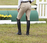 Huntley Equestrian Beige Riding Pant With Back Snap Pockets